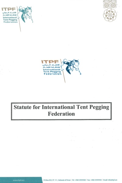 Statute for International Tent Pegging Federation